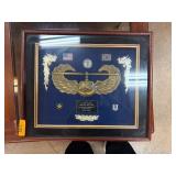 Framed Navy Aviator Wings Plaque Display