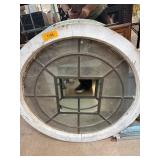 Round Window Frame With Glass Panes