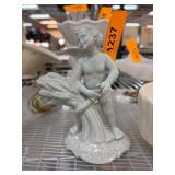 Dresden Porcelain Cherub Figurine With Wheat