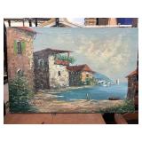 Signed Landscape Oil Painting by Reynolds