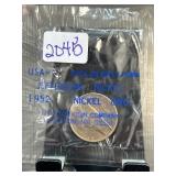 1952 Jefferson Nickel in Uncirculated Condition