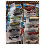 10 Hot Wheels Die-Cast Cars in Blister Packs