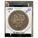 1883-S Morgan Silver Dollar Coin