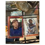 Signed Racing Cards by Pemberton and Andretti