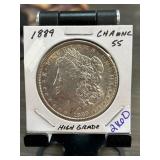 1889 Morgan Silver Dollar in High Grade