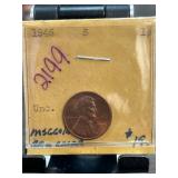 1945-S Uncirculated Lincoln Wheat Cent