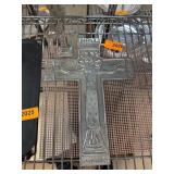 Two Decorative Metal Crosses
