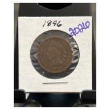 1896 Indian Head One-Cent Coin