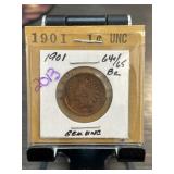 1901 Indian Head Cent, Gem Uncirculated