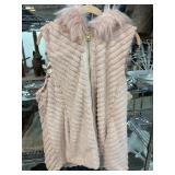 Marc New York Faux Fur Vest in Light Pink
