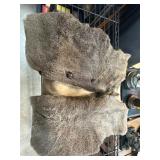 Brown Fur Vest With Button Closures