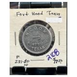Fort Hood Texas 10-Cent Trade Token