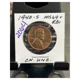 1940-S MS64+ Lincoln Wheat Cent