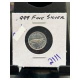 .999 Fine Silver Florida Themed Coin