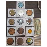 Tokens, Coins, and Currency Items