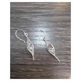 Sterling Silver Filigree Drop Earrings