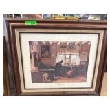 Framed Print Grandfathers Pet by William
