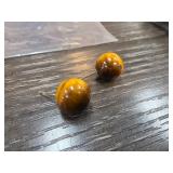 14k Tigers Eye Earrings