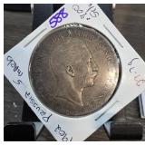 1904 German 5 Mark Silver Coin