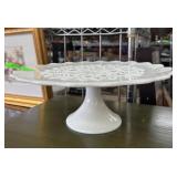 Fenton Spanish Lace Pedestal Cake Stand