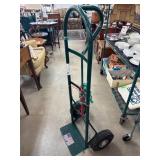 Green Harper Hand Truck With 600 Lb Capacity