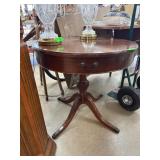 Mersman Round Mahogany Side Table