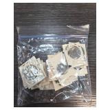 Bag of Assorted World Coins in Holders
