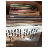 Vinyl Record Collection with Various Artists