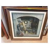 Framed Print View at Sea by Lettick 1967