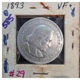 1893 Columbian Exposition Half Dollar Coin