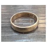 10k GF Size 6 Band Ring