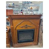 Wood Mantel Electric Fireplace Unit