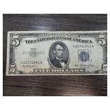 1953 U.S. Five Dollar Silver Certificate