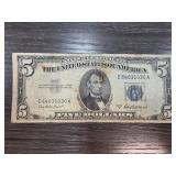 Series 1953-A $5 United States Note