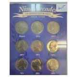 Nine Decades of American Nickels Collection