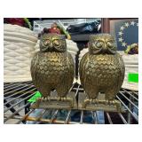 Brass Owl Bookends