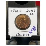 1940-S Lincoln Wheat Cent Gem Uncirculated
