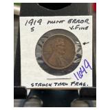 1919-S Lincoln Cent With Mint Error