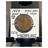 1923 Lincoln Wheat Cent DDO-001 Coin