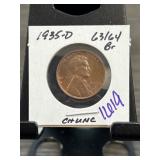 1935-D Lincoln Wheat Cent CH UNC