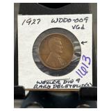 1927 Lincoln Wheat Cent WDDO-009