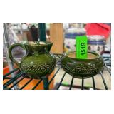 Daina Ranne Green Glazed Pottery