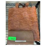 Leather Tote and Furls Crochet Set