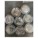 Eight Commemorative State Quarters Bicent