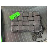 Remi/Reid Woven Metallic Crossbody Bag