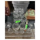 12 Glasses Marked ï¿½Franceï¿½