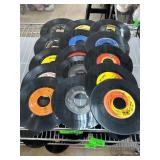 17 Vintage 45 RPM Vinyl Records
