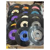 16 Assorted 45 RPM Vinyl Records
