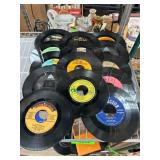 15 Assorted Vinyl 45 RPM Records