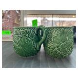 Bordallo Pinheiro Majolica 4pc Mugs
